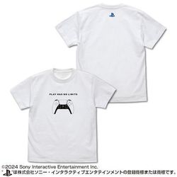 プレイステーション Tシャツ for PlayStation 5 DualSense ワイヤレスコントローラー WHITE XLサイズ