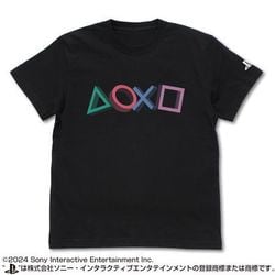 プレイステーション Tシャツ for PlayStation 3D Shapes Logo Ver. BLACK XLサイズ