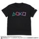 プレイステーション Tシャツ for PlayStation 3D Shapes Logo Ver. BLACK Lサイズ