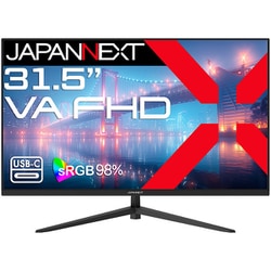 液晶モニター/31.5型/フルHD（1920×1080）/VAパネル/半光沢/HDMI×1 DP×1 USB-C×1/2年保証 JN-V315F2-C6