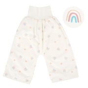 おねしょズボン「おねむう」 Lサイズ/腹巻きタイプ 柄:虹 0482-onpn-hw-l-c