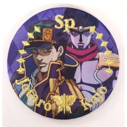 B01B3435 ジョジョの奇妙な冒険 第六部 ストーンオーシャン 刺繍缶バッジ 空条承太郎
