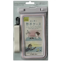 水に浮く 防水スマホケース ホワイト PH-WP02WH