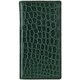 Crocodile Leather Flip Case iPhone 15 Pro Green HC-15PFGR