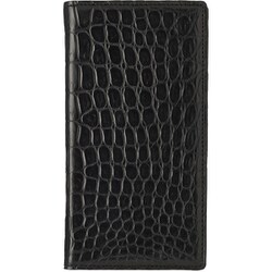 Crocodile Leather Flip Case iPhone 16 Pro Black HC-16PFBK