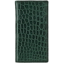 Crocodile Leather Flip Case iPhone 16 Pro Green HC-16PFGR