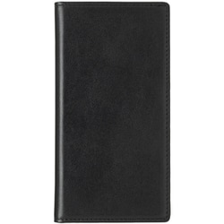 Mastrotto Smooth leather Flip Case iPhone 15 Pro Black HN-15PFBK