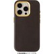 Mastrotto Smooth leather Shell Case iPhone 16 Pro Brown HN-16PSBR