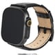 Crocodile Leather Apple Watch（42/44/45/46/49mm） Black HC-AWBLBK