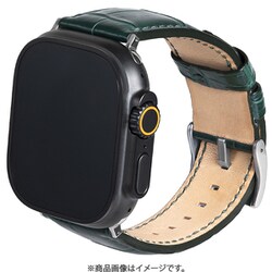 Crocodile Leather Apple Watch（42/44/45/46/49mm） Green HC-AWBLGR