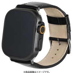 Antique Glass Leather Apple Watch（42/44/45/46/49mm） Black HA-AWBLBK