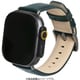 Mastrotto Smooth leather Apple Watch（42/44/45/46/49mm） Green HN-AWBLGR