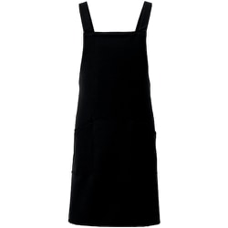 胸当てエプロン ブラック 861238-010-F