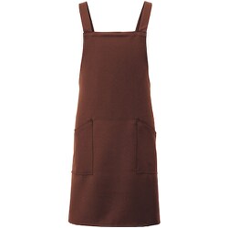 胸当てエプロン ブラウン 861238-025-F