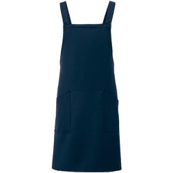 胸当てエプロン ダークネイビー 861238-088-F