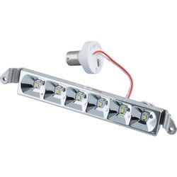 527894 [LED6ハイパワー路肩灯ユニット ホワイト / 両端ホワイト 12V/24V 1個入り LEDタイプ]