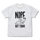 どこでもいっしょ Tシャツ トロの「今日はいいや」 WHITE XLサイズ