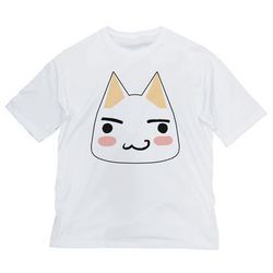 どこでもいっしょ ビッグシルエットTシャツ トロ フェイス WHITE Lサイズ