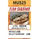 FS-MUS25 1/700 現用米軍 M9 & M1117セット [プラモデル用パーツ]