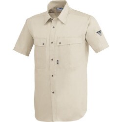 半袖シャツ アイボリー Lサイズ 9220-31-L