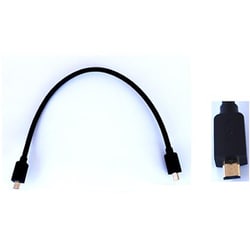 HDMI D（Micro）オス - HDMI D（Micro）オス ケーブル 4K/60Hz 0.3m DD-03