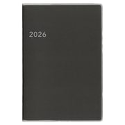 限定 2026年1月始まり アポイントノートタイプ B6 マンスリー グレー カバー付 E8149