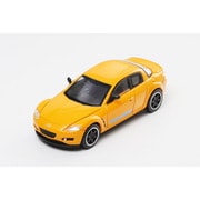 LL-004-14 1/64 Mazda RX-8 （RHD） イエロー [ダイキャストミニカー]