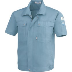 半袖ブルゾン ブルーグレー Lサイズ 9291-43-L