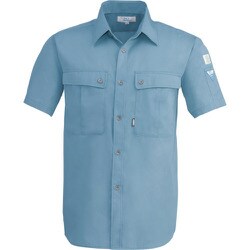 半袖シャツ ブルーグレー Sサイズ 9292-43-S