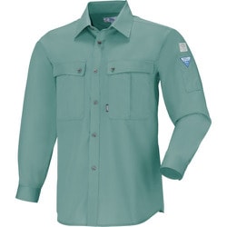 長袖シャツ グリーン 4Lサイズ 9293-60-4L