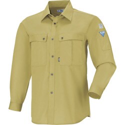 長袖シャツ キャメル Lサイズ 9293-81-L