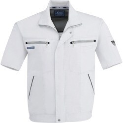 半袖ブルゾン クールグレー Mサイズ 9651-206-M