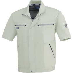 半袖ブルゾン クールグリーン 4Lサイズ 9651-606-4L