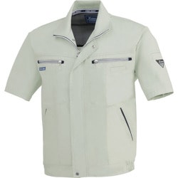 半袖ブルゾン クールグリーン Lサイズ 9651-606-L