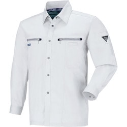 長袖シャツ クールグレー Lサイズ 9653-206-L