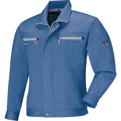 長袖ブルゾン クールブルー 3Lサイズ 9654-406-3L