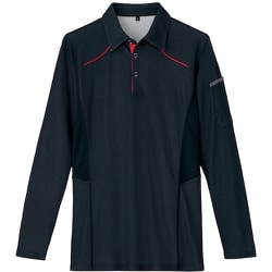 長袖ポロシャツ ブラック 5L AZ551045-010-5L