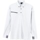 接触冷感長袖ポロシャツ（男女兼用） AZ551047 ホワイト M AZ551047-001-M