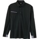 接触冷感長袖ポロシャツ（男女兼用） AZ551047 ブラック M AZ551047-010-M