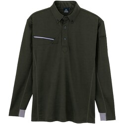 接触冷感半袖ポロシャツ(男女兼用) AZ551047 ブラック 4L AZ551047-025-4L