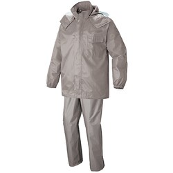 レインスーツ男女兼用 グレー 3L AZ562407-004-3L