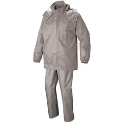 レインスーツ男女兼用 グレー M AZ562407-004-M