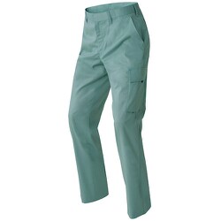 ズボン ストレッチカーゴパンツ（ノータック）（男女兼用）AZ60321 ターコイズ S AZ60321-027-S