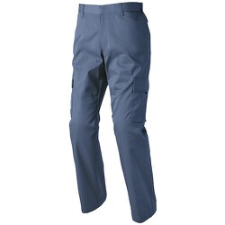 ズボン カーゴパンツ（ノータック）（男女兼用）AZ60521 アイアンブルー 3S AZ60521-086-3S