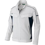 春夏長袖ストレッチブルゾン(エコワーカーストレッチ) AZ1931 シルバーグレー 3L AZ1931-003-3L
