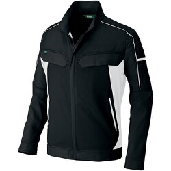 春夏長袖ストレッチブルゾン（エコワーカーストレッチ） AZ1931 ブラック SS AZ1931-010-SS
