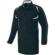 長袖ストレッチシャツ(エコワーカーストレッチ) ブラック SS AZ1935-010-SS