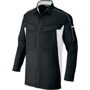 長袖ストレッチシャツ(エコワーカーストレッチ) AZ1936 ブラック 5L AZ1936-010-5L