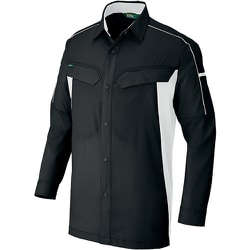 長袖ストレッチシャツ（エコワーカーストレッチ） AZ1936 ブラック SS AZ1936-010-SS