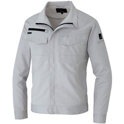 長袖ブルゾン（男女兼用）AZ2901 シルバーグレー 4L AZ2901-003-4L